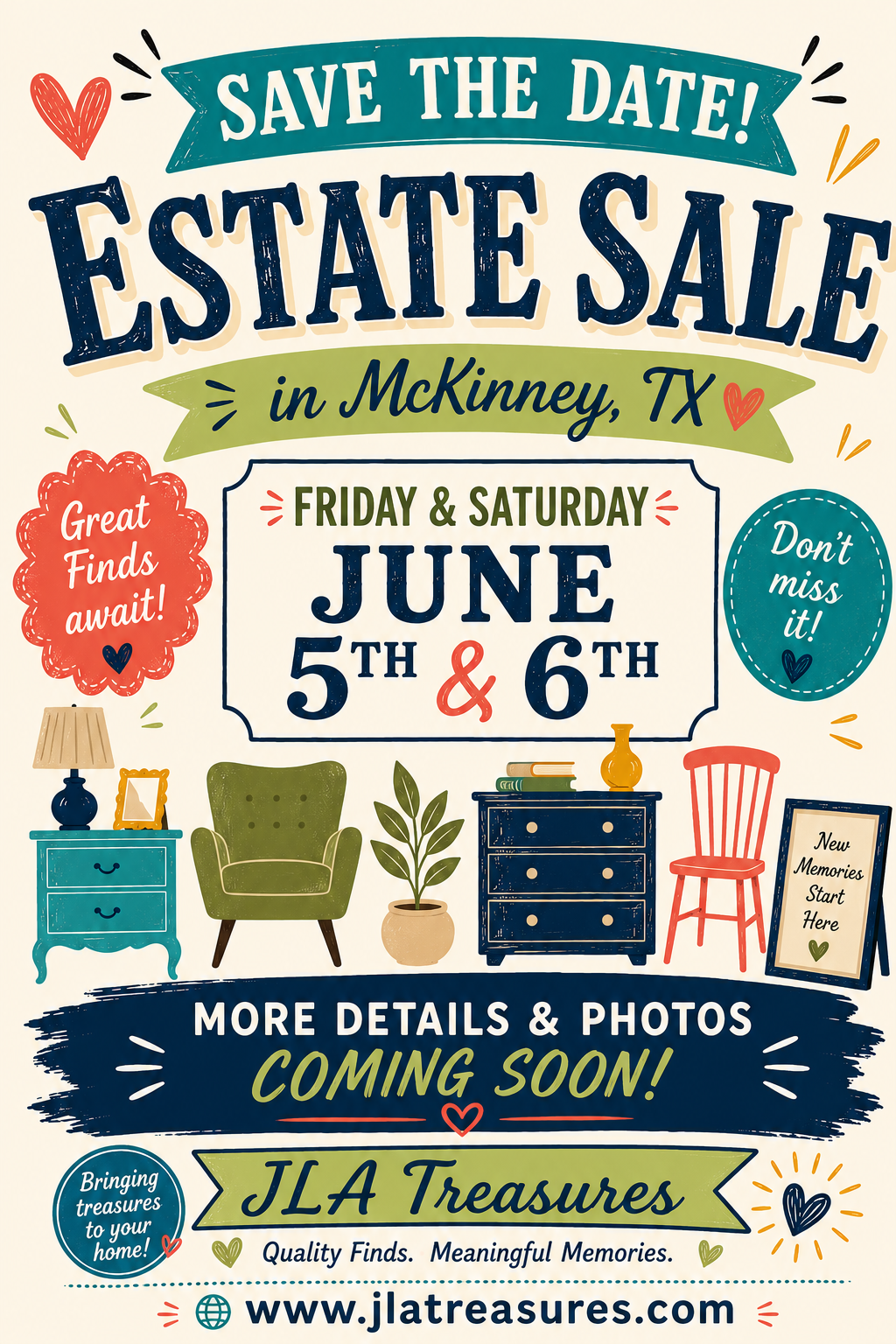 Coming Soon Estate Sale
